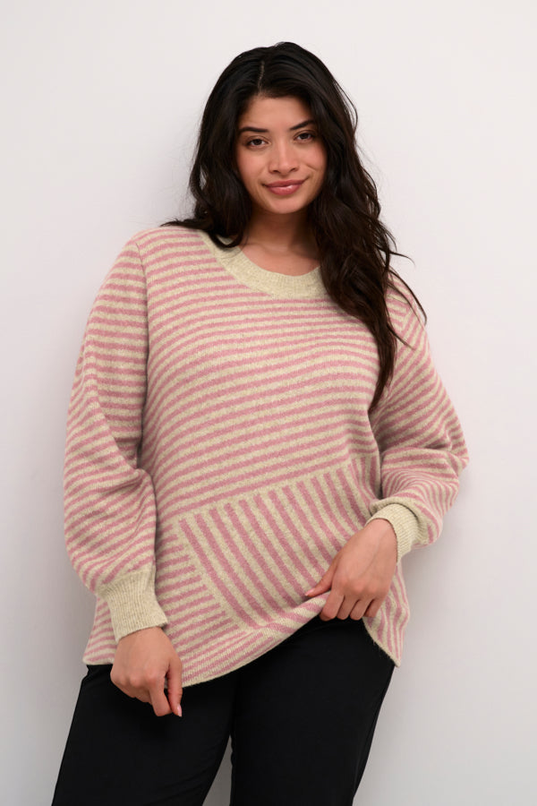 KCverina Pullover Grå/Rosa