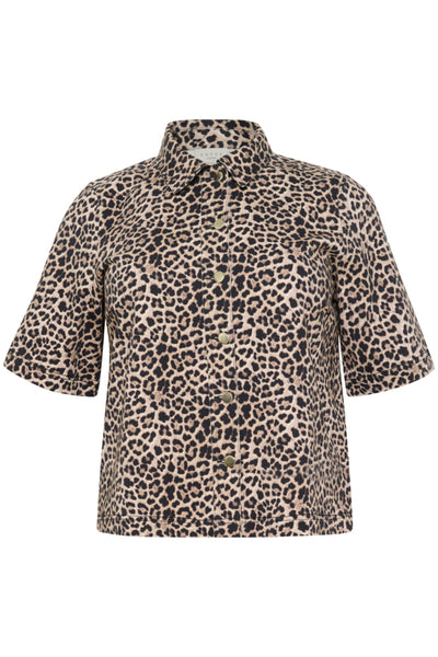 KClinima Denim Skjorte Leopard