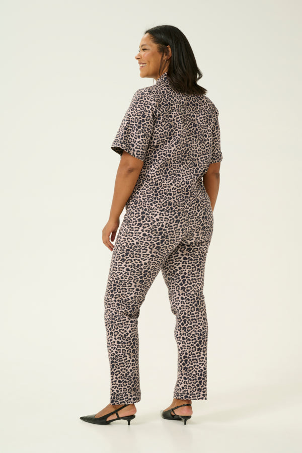 KClinima Denim Skjorte Leopard