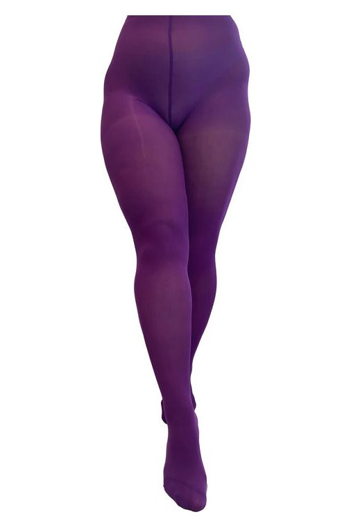 50 Denier Strømpebukser - Curvy Super Stretch - Violet