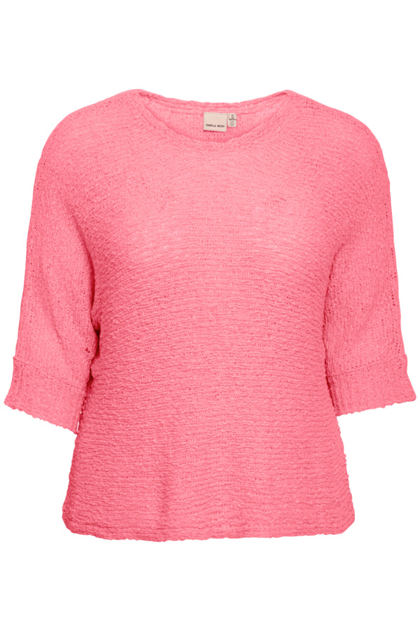 BRITT Pullover 3/4-ærmer Pink