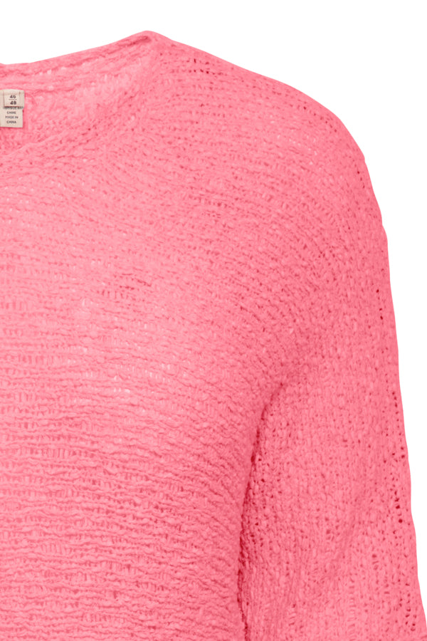 BRITT Pullover 3/4-ærmer Pink