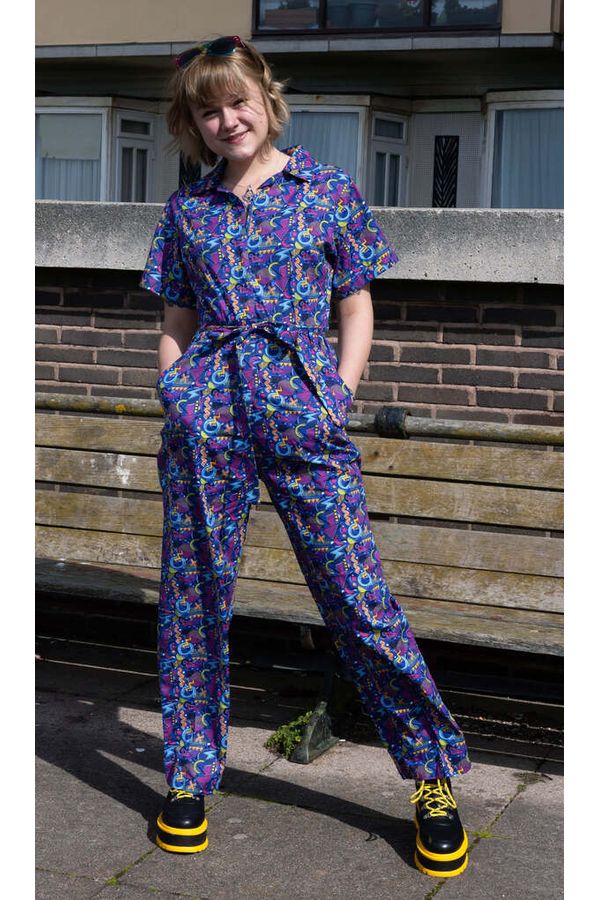 Jumpsuit 90's Arcade Multifarvet