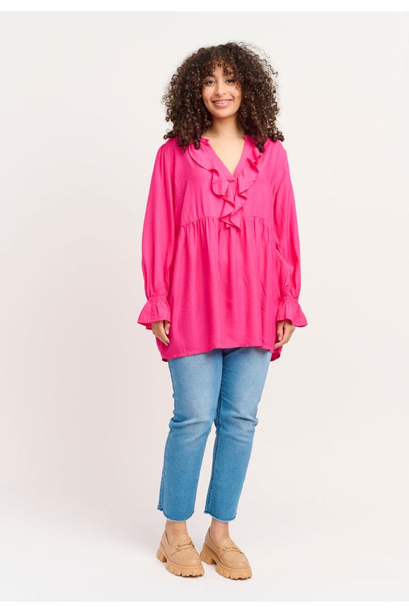 Ebon Bluse Fuchsia Pink