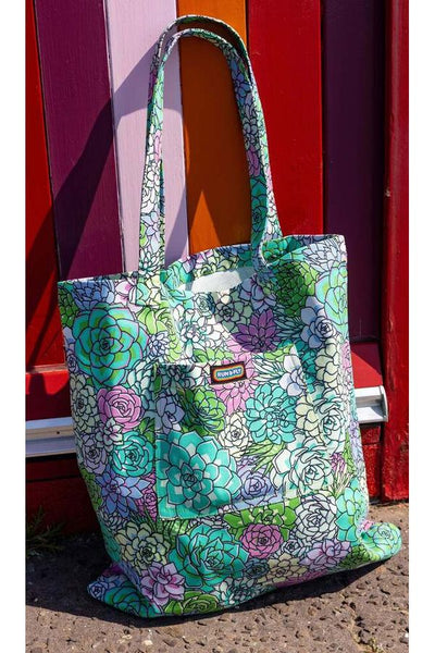 Tote Bag Succulents Multifarvet