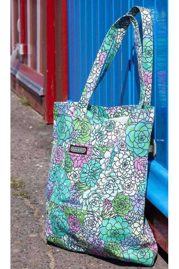 Tote Bag Succulents Multifarvet