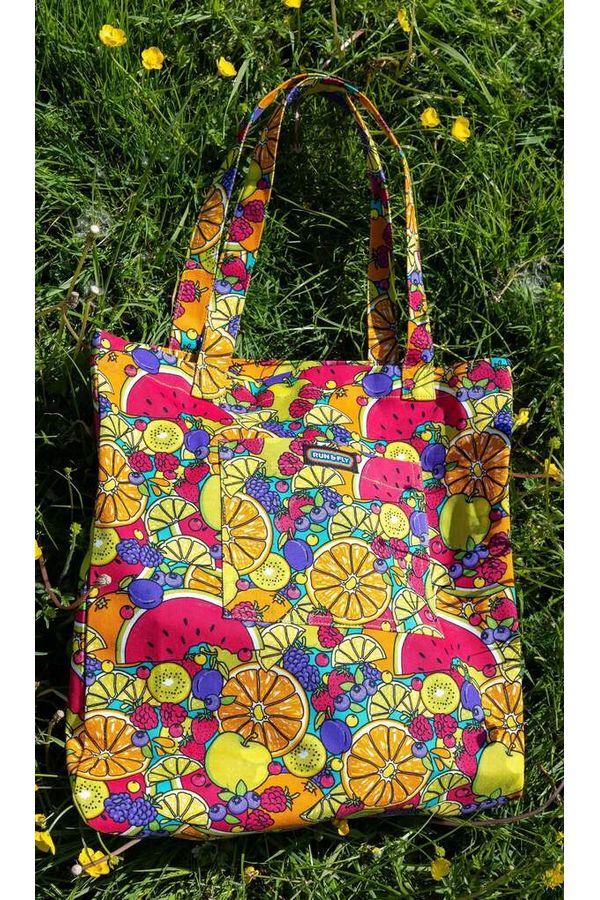 Tote Bag Tutti Frutti Multifarvet