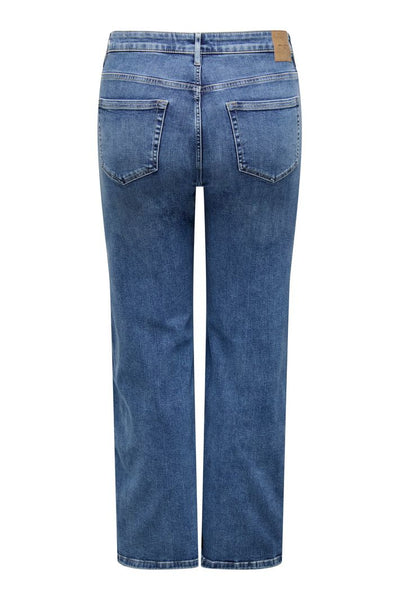 CARRADISON "32 Jeans Wide Medium Blue Denim