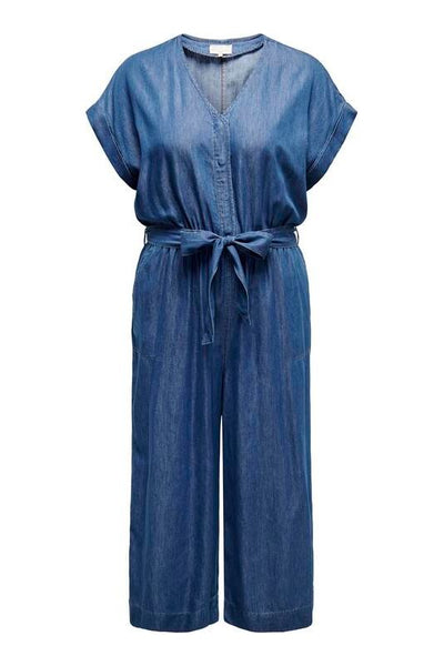 CARYUKA Jumpsuit Culotte Medium Blue Denim