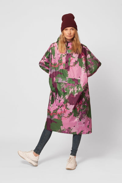 RegnPoncho  Digi Spring Camo