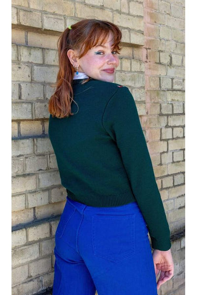 Pullover Foxy Cropped Grøn