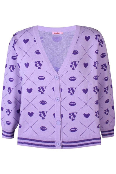 SOFIE Cardigan Lavendel / Lilla