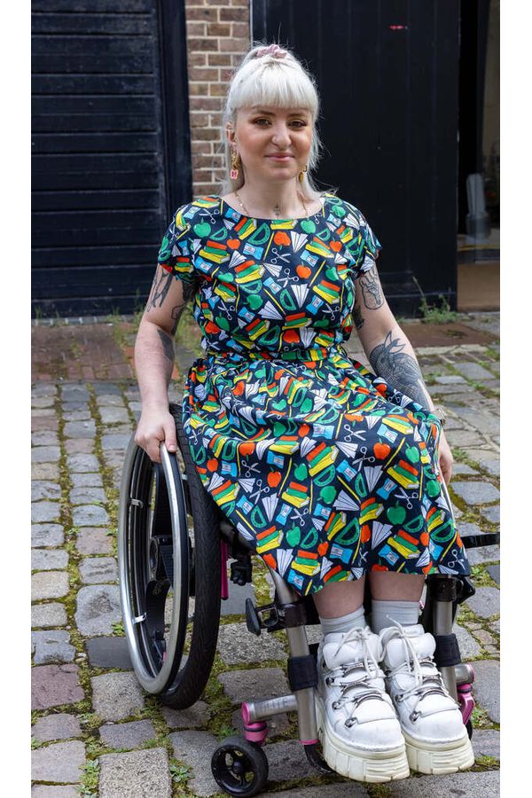 Back to School Tea Dress Multifarvet