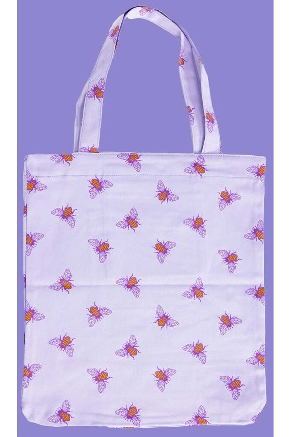 Tote Bag Lavender Bees Lavendel