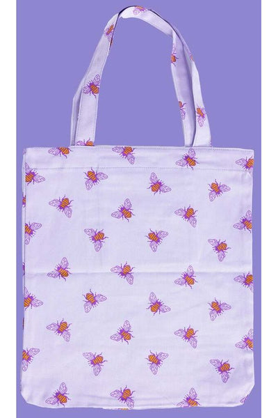 Tote Bag Lavender Bees Lavendel