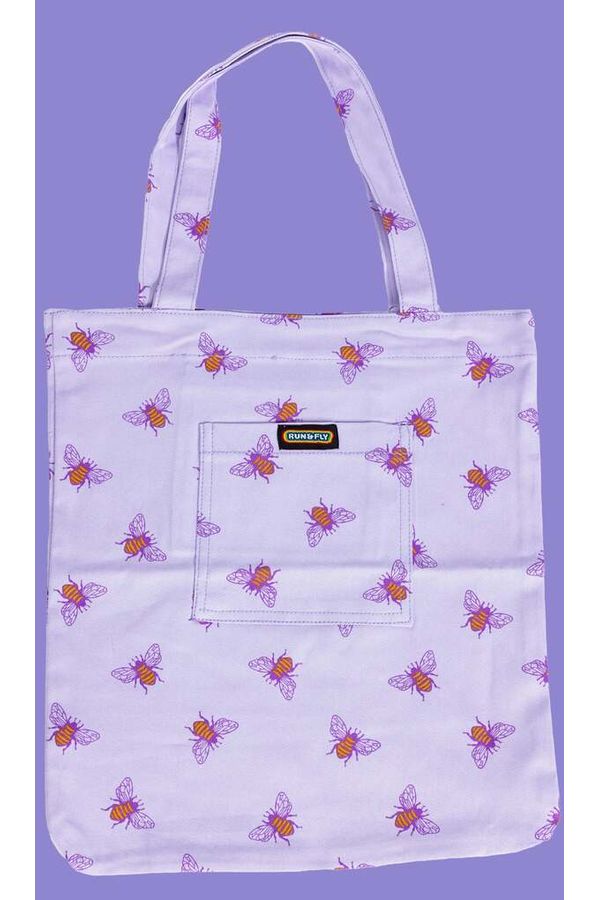 Tote Bag Lavender Bees Lavendel