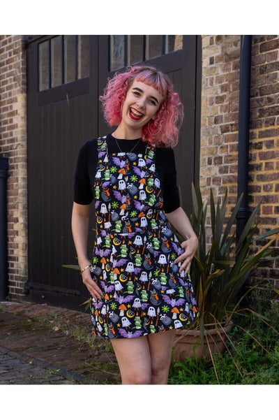 Pinafore Dress Cauldron Cats