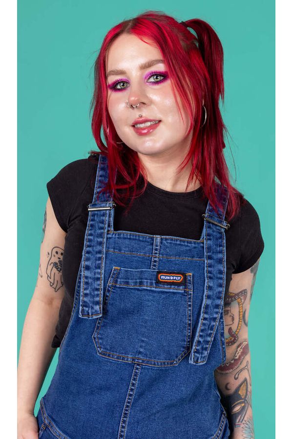 Dungarees Blue Stone Wash Denim