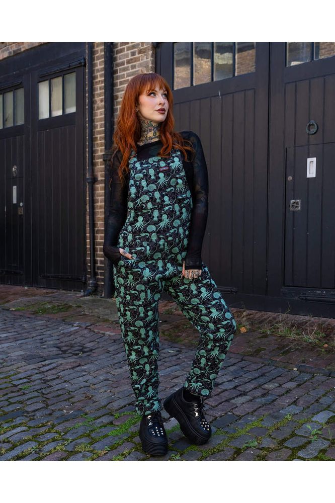 Dungarees Green Seas Grå/Mint