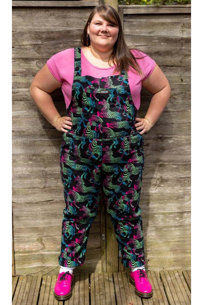 Dungarees Zebra Stampede