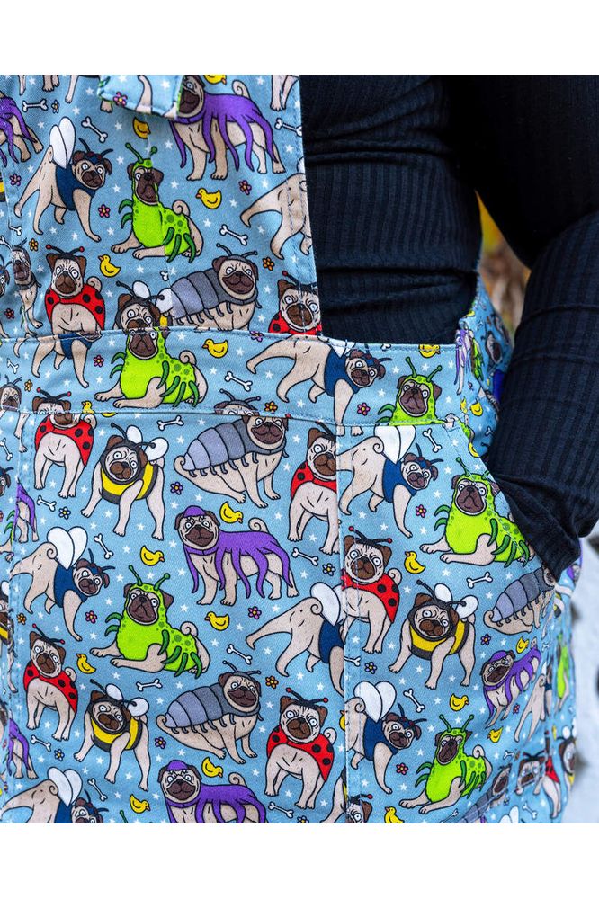 Pinafore Dress Pug Bugs Multifarvet