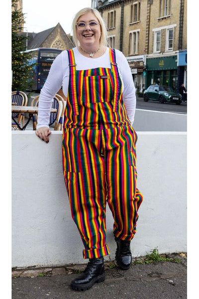 Dungarees Rainbow Stripes