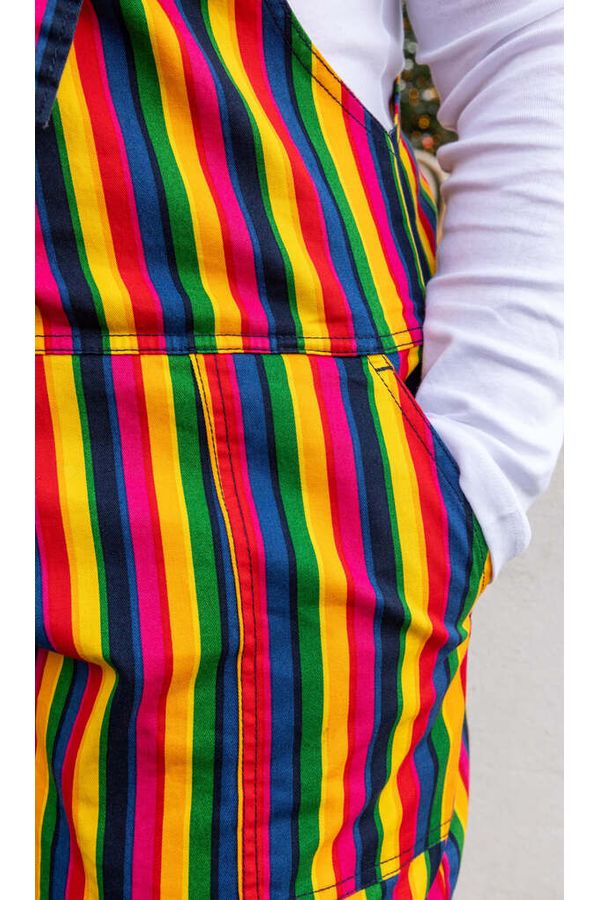 Dungarees Rainbow Stripes