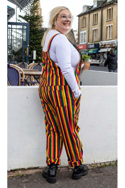 Dungarees Rainbow Stripes