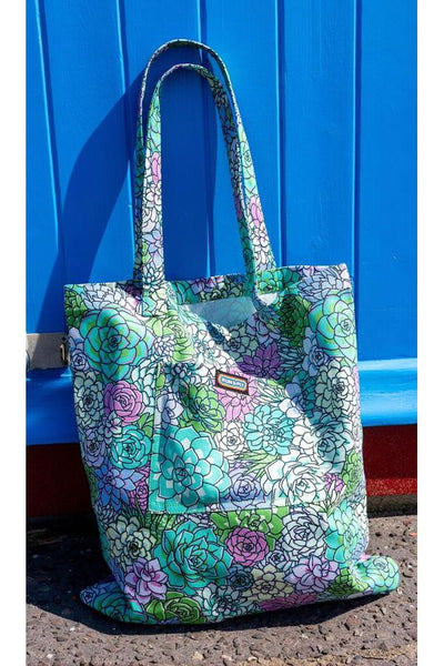 Tote Bag Succulents Multifarvet