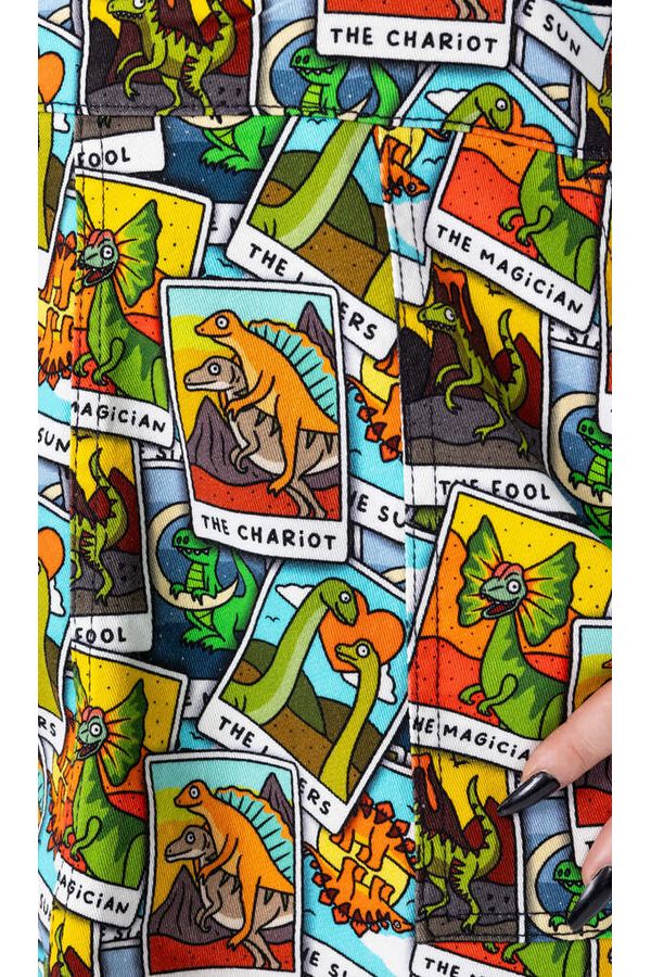 Pinafore Dress Tarot Dinosaurs Multifarvet