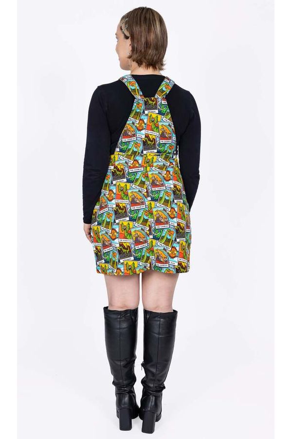 Pinafore Dress Tarot Dinosaurs Multifarvet